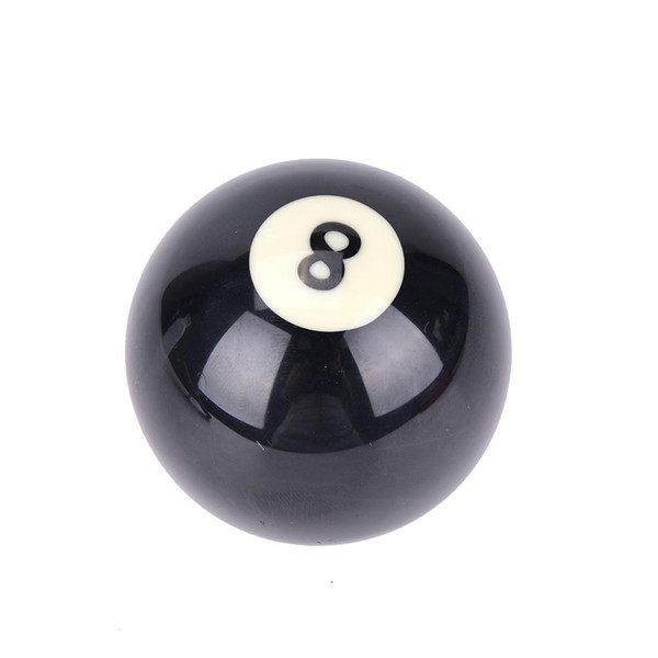 Wholesale- Billiard Balls #8 Billiard Pool Ball Replacement EIGHT BALL Standard Regular Two Size 52.5/57.2 mm Black 8 Ball