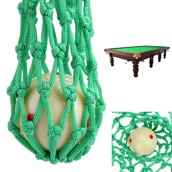 6pcs/set Green Billiard Pool Snooker Table Nylon Mesh Net Bags Pockets Club Kit