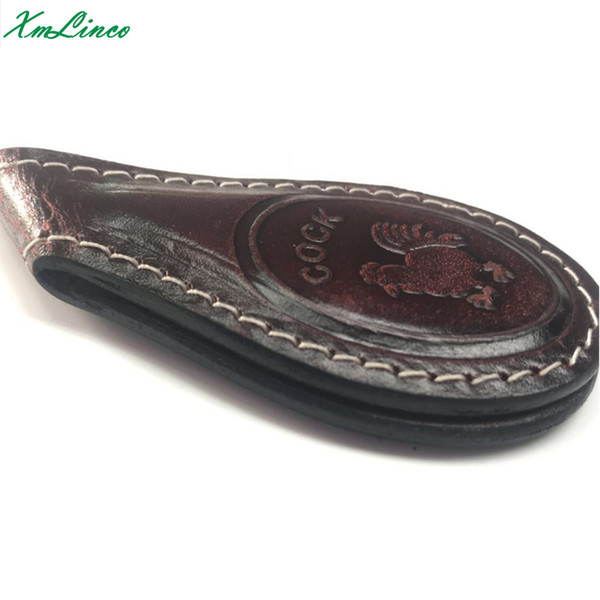 1PC high quality real leather billiard pool snooker chalk holder free shipping