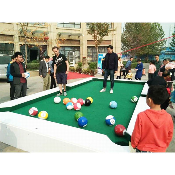 1 Set Poolball Kicking Snooker Pool Billiards Use Feet instead of Cues 16pcs Balls 20CM Diameter Total 6.5Kgs. for 5-7 Players