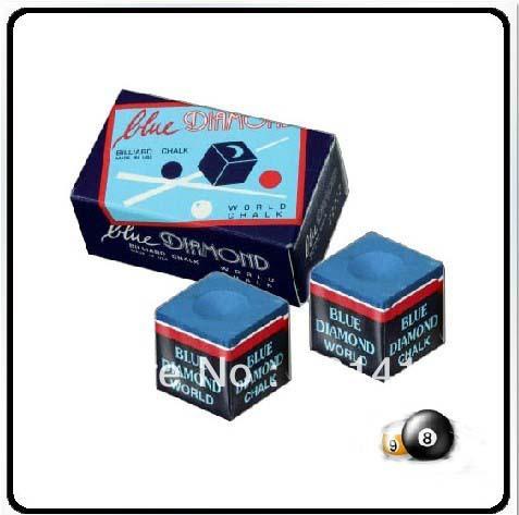 Wholesale- 4pcs/lot longoni blue diomand chalk/billiard chalk/pool chalk free shipping