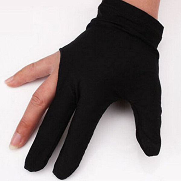 Outdoor Durable Nylon 3 Fingers Glove for Billiard Pool Snooker Cue Shooter 4 colors New Fashion Billiard Accessories