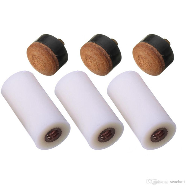 Billiard Replacement Set Pool Cue Tips 12mm Pool Billiard Cue Stick Ferrules Screw-On Tips for Snooker Hot Sale NY090