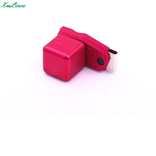 1pc Aluminum strong magnetic adsorption colorful billiard chalk holder
