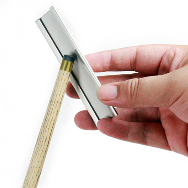 1 pcs Metal Billiard Pool Cue Tip Shaper Burnisher File Repair Tools Snooker Parts Supplies Accessories