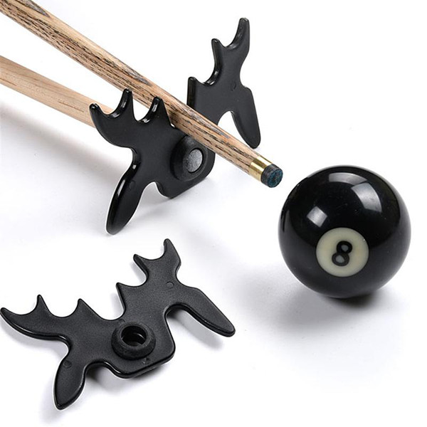 Black Snooker Billiards Cue Rack Bridge Head Billiards Cross Antlers Rod Holder Pool Cue Stick Frame Pole Rack Rod Accessories