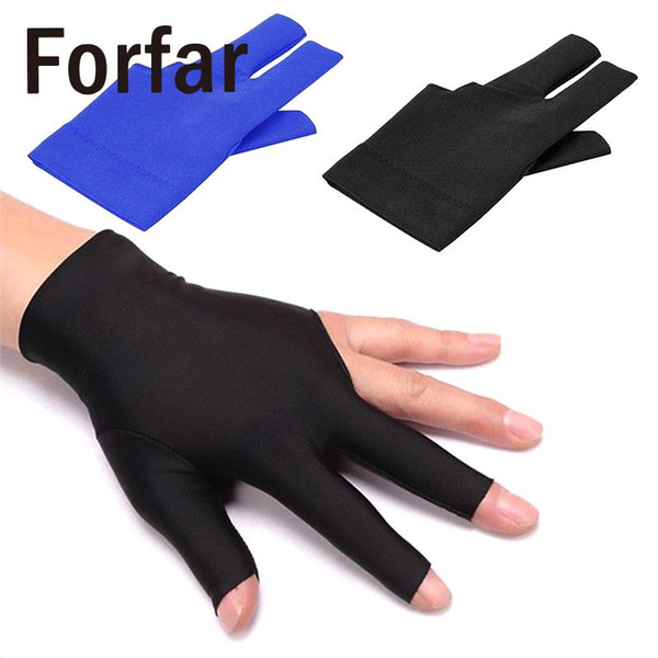 2018 Billiard Shooters 3 Fingers Gloves Billiard Gloves Spandex Breathable Snooker High Quality Accessories