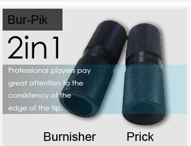 Wholesale- 2 in 1 tip burnisher pool cue tip prick freeshipping