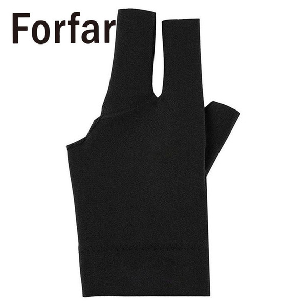 Left Hand 2018 Snooker Billiard Cue Gloves Open Billiard Gloves Pool Three Finger Glove Spandex Useful