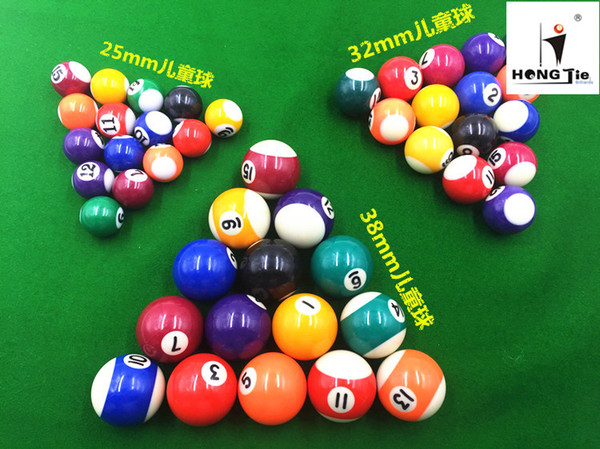 For Children Complete set of balls Pools American Billard Ball Durable Resin Billiards