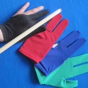 high elasticity snooker pool billiards cue gloves billiards three finger glove 8 balls 9balls gloves