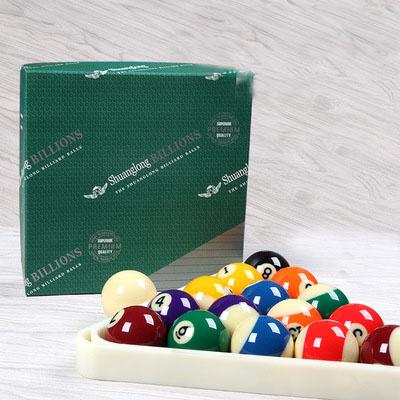 American Standard Resinous Billiards Game ball 16 color billiard billiard supplies / SLP2 green box 4A 52.5mm