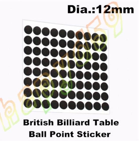 12mm 96pcs point snooker pool billiard white ball locator sticker cue ball locators stickers Table Ball Point Sticker accessory