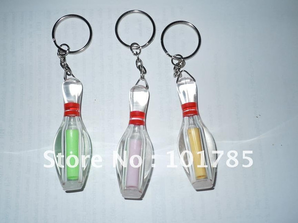 mixed order colorful fashion bowling keychain for birthday/Halloween/christmas