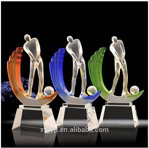 2018 golf trophy hot sale top quality golf ball trophy cup award