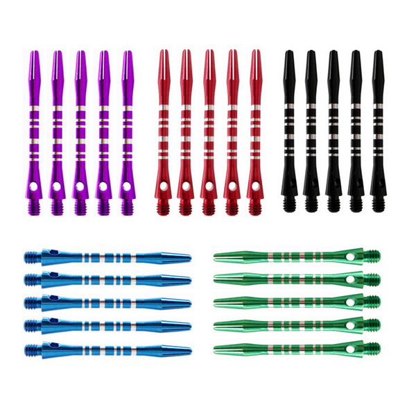 Aluminium Alloy Dart Shafts Darts Accessories Metal Stems Alloy Pole Rod With Standard 50mm Universal 2BA Screw Thread 5