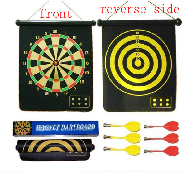 Safety magnetic dart board darts sided flocking / target children's paternity suit Hot snapped six dart in