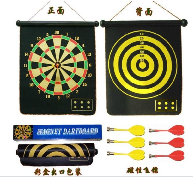 Safety magnetic dart board darts sided flocking / target children's paternity suit Hot snapped six dart in