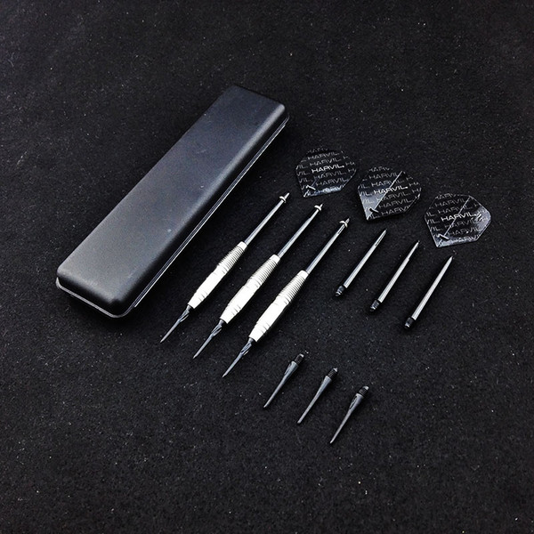 3 pcs/set New High Quality 18g Professional Electronic dart Soft Tip Darts Copper Rod Anti-throw Aluminum Shaft Black Wing Soft Tip Dart Toy