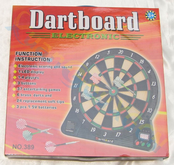 High quality soft electronic dart board scorre 37 game 1LED 6 dart New hot