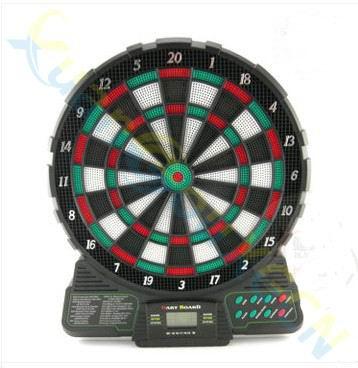 12 inches electronic dart target electronic dart board scorer 18 game 6 soft dart