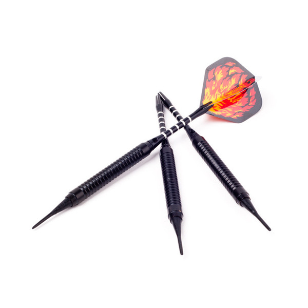 High quality 3 pcs/set 18g electronic dart anti-throw antiskid professional soft tip darts game security Fire TPU wing dart set