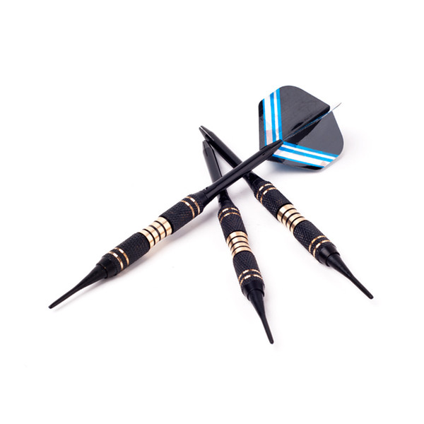18g High quality 3 pcs/set professional electronic dart anti-throw antiskid rod soft tip darts TPU wing dart set