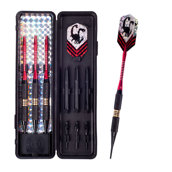 3 pcs/set 18g electronic darts Professional Soft tip darts Copper Rod Anti-throw Aluminum Shaft scorpion PTU Wing soft darts
