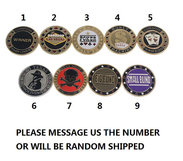 Metal poker chips huazhung red skull personality metal bargaining chip village code village code dealer game party IVU
