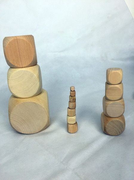 8mm Mini DIY Processing Dices Blank Wooden Dice Special Purpose Toys Funny Cube Game Entertainment Educational Toy Good Price #B34