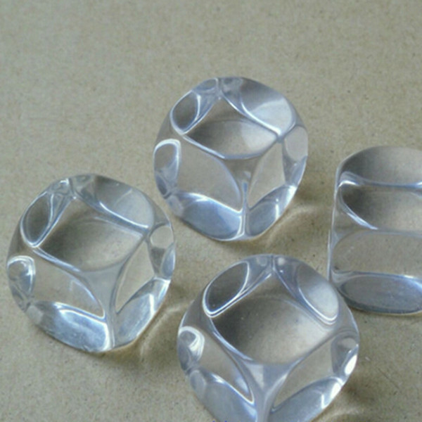 29mm Crystal Blank Dice DIY Transparent Dices Game Kids Party Games Toy Clear Boson Funny Cube Good Price High Quality #B7