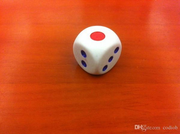 Mini D6 12mm White Normal Dice 6 Sided Red Blue Point High Quality Dice Bosons Shaker Dices Board Game Accessories Playing Dices #N44