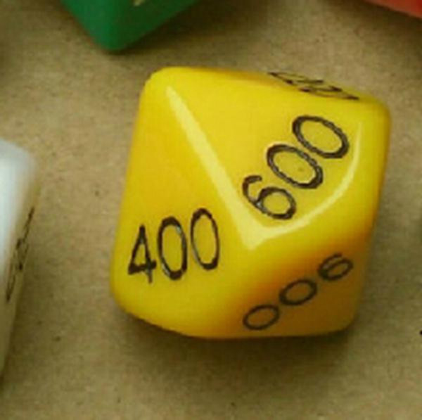000-900 Hundreds Digit D10 Polyhedral Dice 10 Sided Educational Accessories D&D RPG Game Dices Kids Fun Board Games Multi Colored #P48