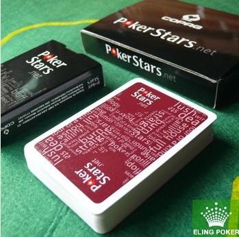 2015 HOT Red and Black Color PVC Pokers for Choosen and Plastic playing cards poker stars