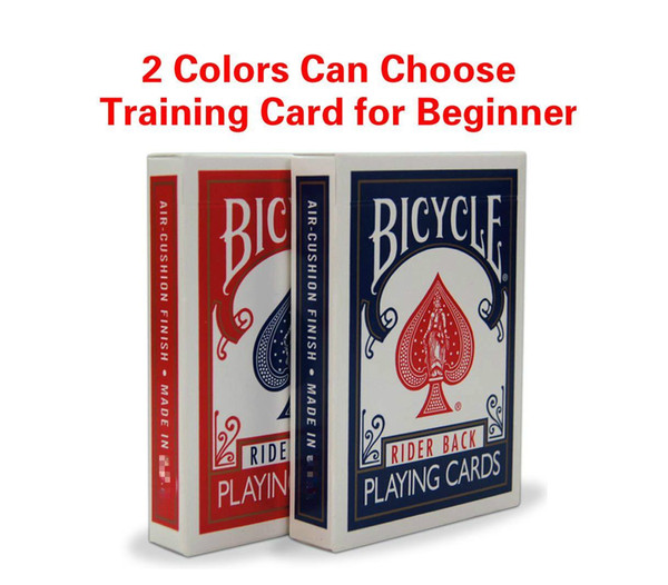 1 piece Bicycle Poker Blue/Red Standard Bicycle Playing Cards Magic Tricks MADE IN CHINA Training Poker Card for begainner GYH