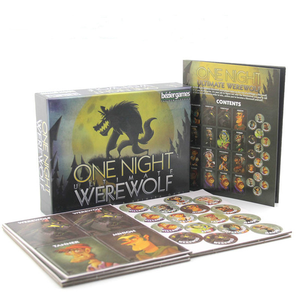 Special offer one night ultimate werewolf kill English version board game card multiplayer party game playing cards