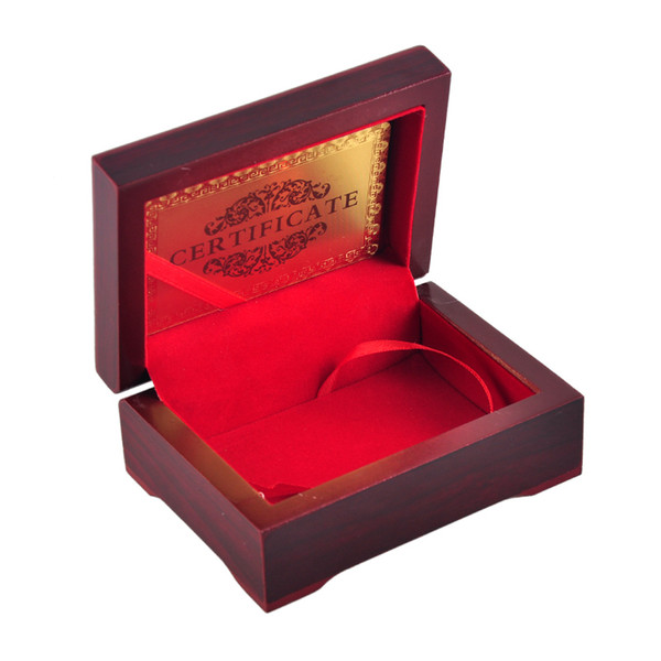 24K Gold Foil Plated Poker Card Playing Card Game High-grade Sports Leisure Game Gift Box With Certificate Card DHL ship