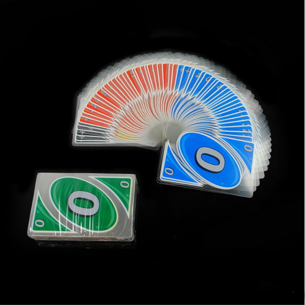 108PCS Crystal Licensing Waterproof Plastic Table Tour Card Playing Cards Table Games Cards Gifts Game Poker Cards