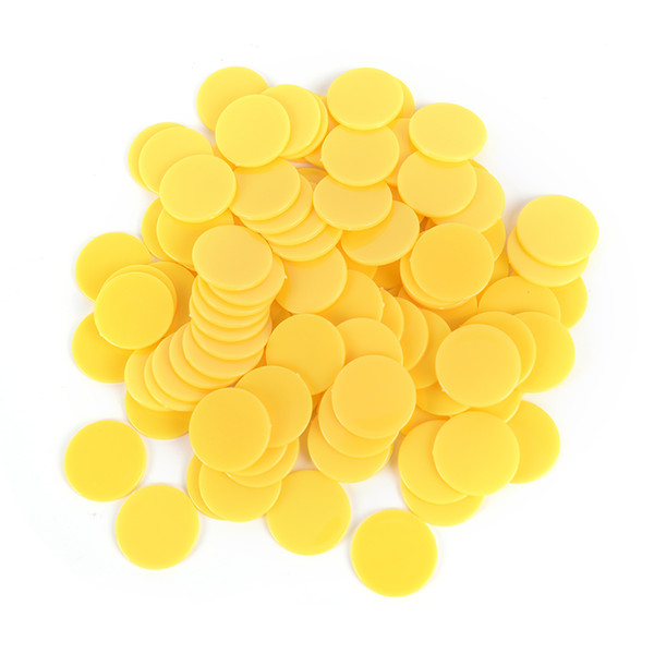 Creative Gift Accessories Plastic Poker Chips Casino Bingo Markers Token Fun Family Club Game Toy 100x 24MM 100Pcs/Lot
