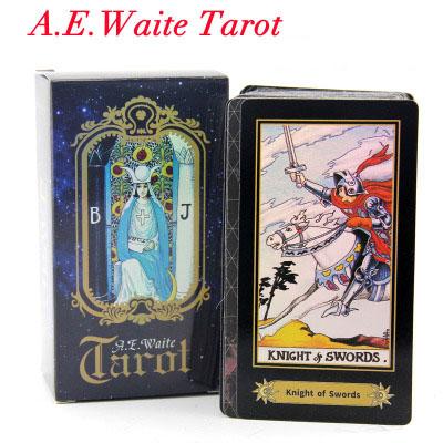 Divination Tarotite English wild witch Tarot A.E.waite tarot exquisite Tarot Cards pattern board game card
