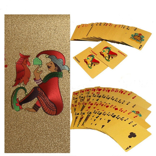 New Arrival 11 designs Gold Foil Silver Foil Plated Playing Cards High-grade Sports Leisure Game Poker Card Gift Wholesale