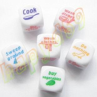 home game dicehome game dice couple toys adult game dice housework dice creative gift party