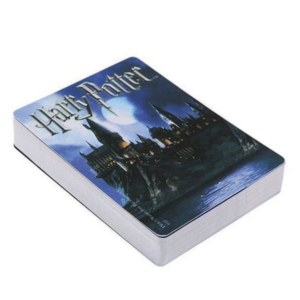 Movie Cards Harry Potter Playing Game Cards Hogwarts House Collection Badges Symbols Castle Crests 2 Patterns Fun Kid Toy Gift SC140
