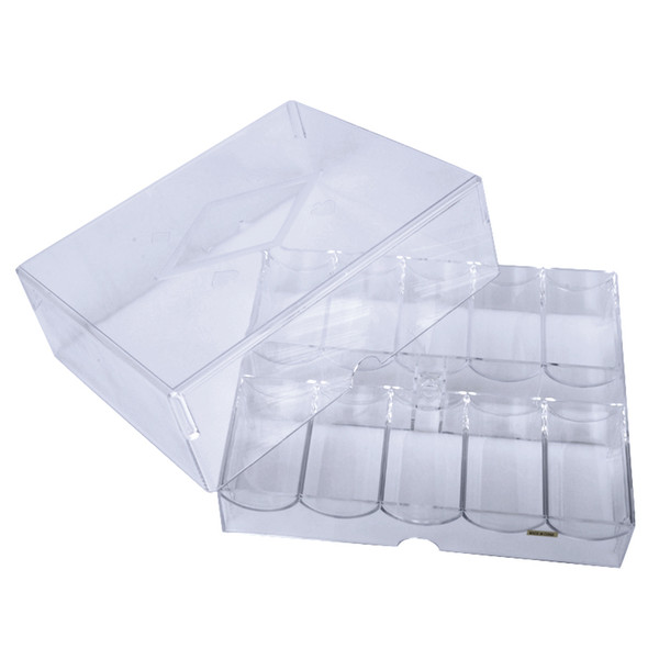 200PCS-Capacity Poker Chips Case - Poker Chips Container Box Specialized Poker Chips Box High Quality