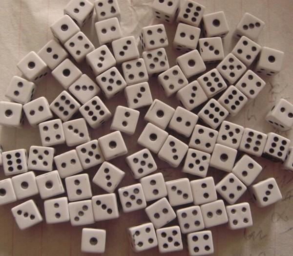 Extra Small 6 Sided Square Corners Dice 8mm DIY Plane Model Design Dice Puzzle Miniature 3D Accessories Good Price #F6