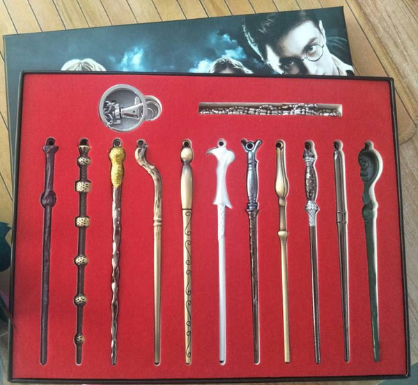 High Quality Harry Potter Hermione Granger Magic Wand Cosplay Collectible Props Harry Potter Hogwarts Magical Wand Stick Christmas Gifts