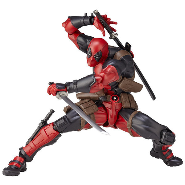 16cm Marvel Cartoon Super Hero X-MEN Deadpool PVC Action Figure Doll Model Toy Collection Series Christmas Gift for Kids Free DHL