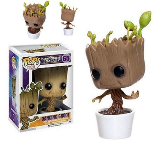 Funko Pop Dancing Tree Groot Action Figure Model Toy Marvel Bobblehead Guardians of the Galaxy PVC Toy Figures for Children Christmas Gift