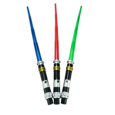 Cospay Star Toys Telescopic Lightsaber with Light Sound LED Laser Sword Toy for Children Birthday Christmas Party