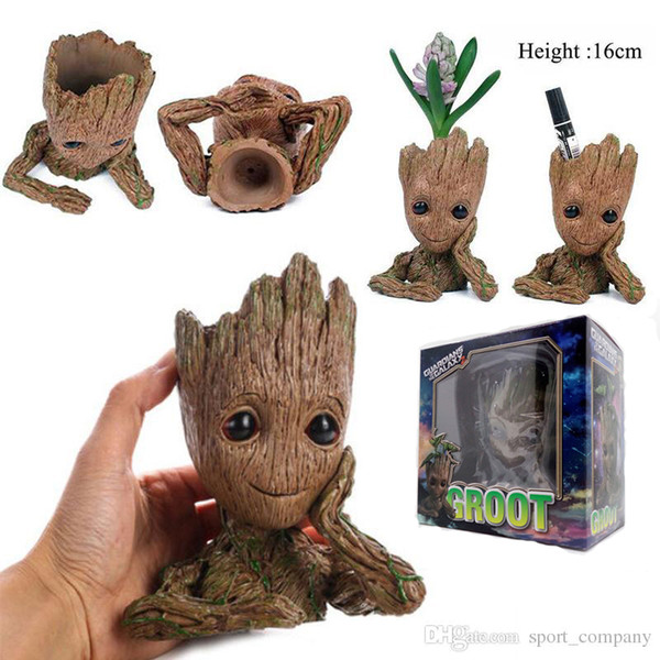 Guardians of the Galaxy 2 Toddler Groot Figure Flowerpot Gift Toy 16
8000
cm Baby figurine tree flowerpot Decoration